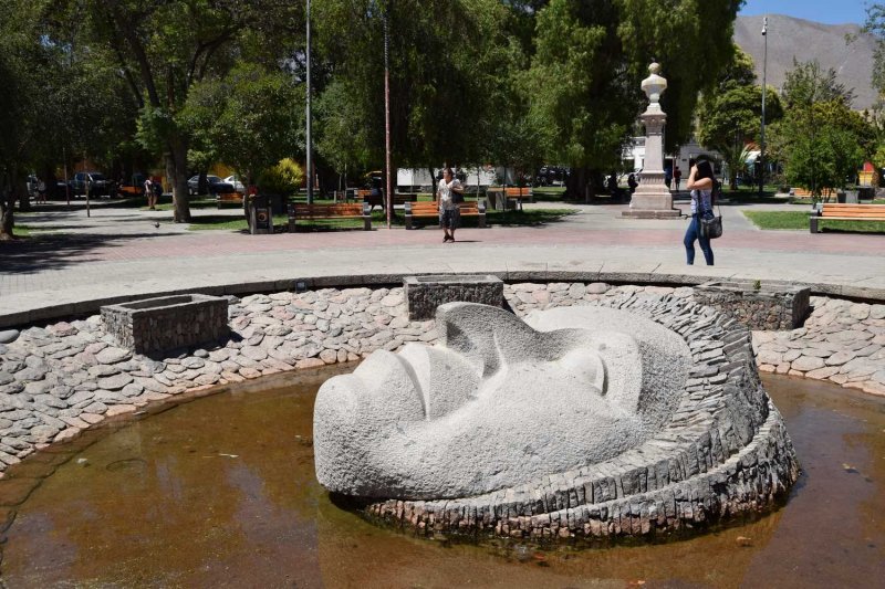 Plaza Gabriela Mistral De Vicuna Camino A Gabriela Mistral