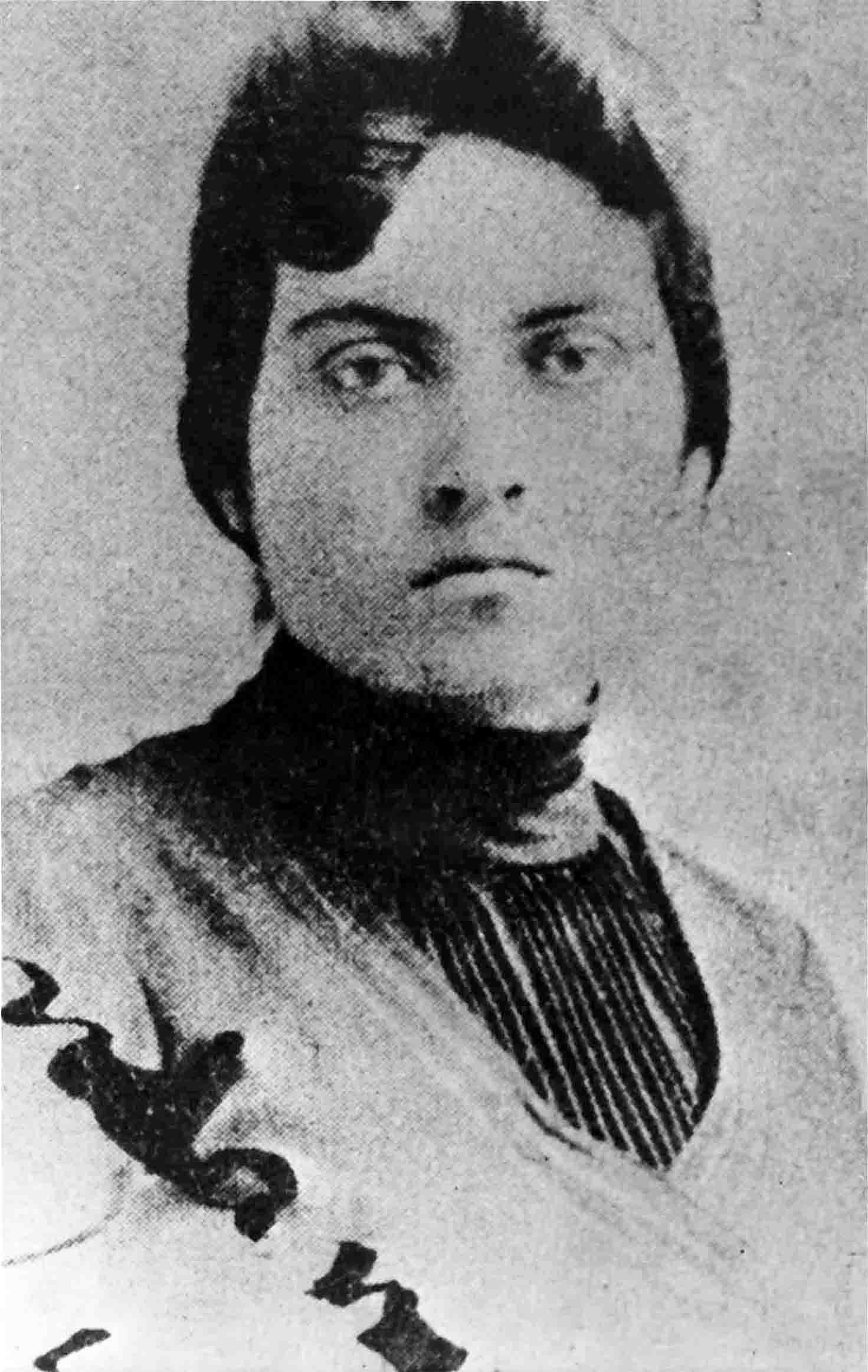 Retrato de Gabriela Mistral en La Serena, 1906.