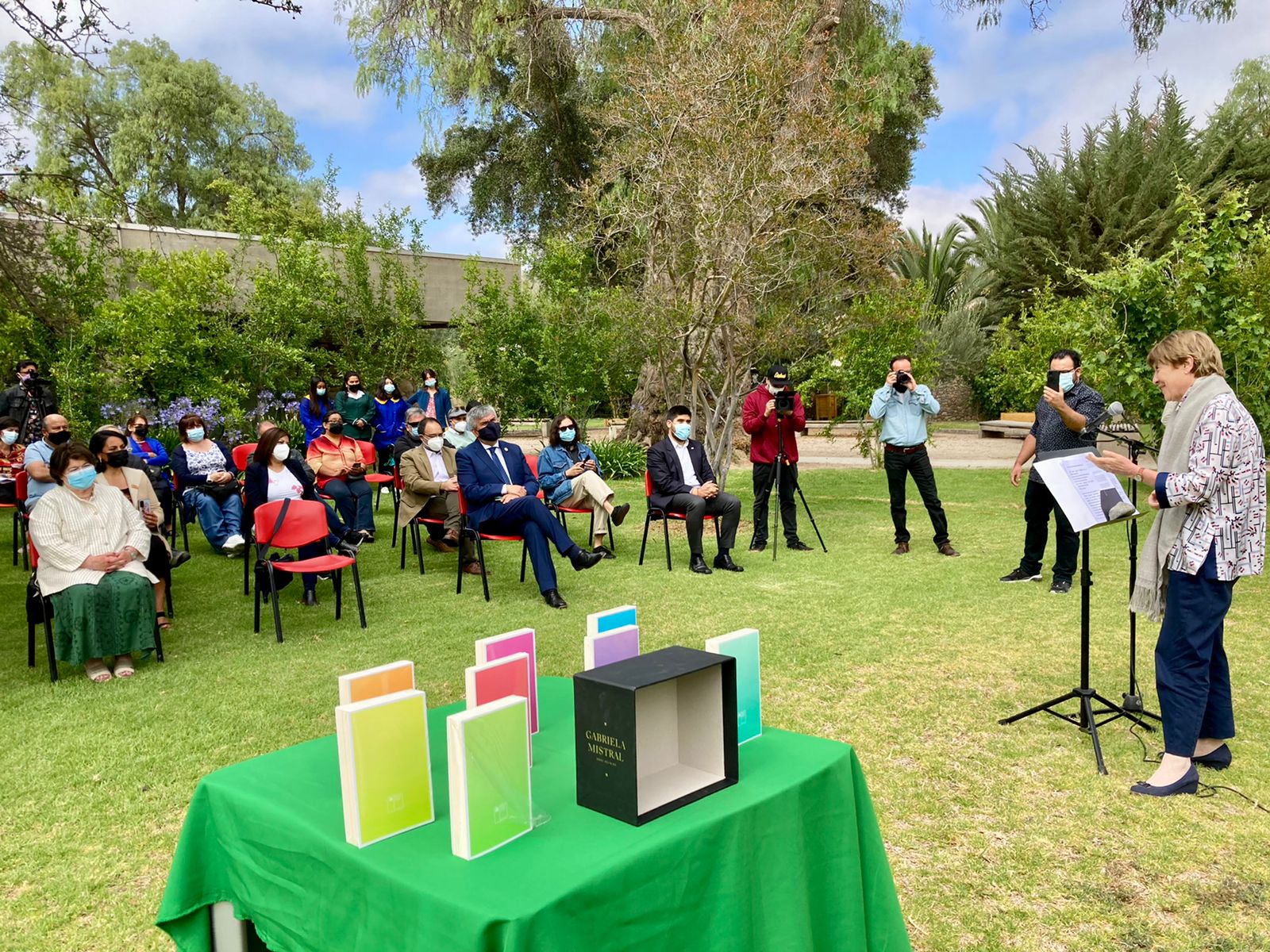 Presentación de los ocho tomos de la Obra Reunida de Gabriela Mistral